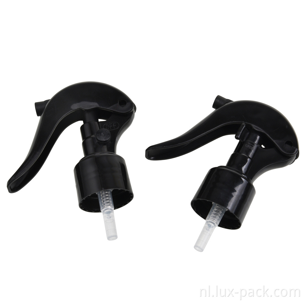 28/410 Groothandel Black Trigger Sprayer Plastic Landbouw in voorraad Fine Mist Spray Pump